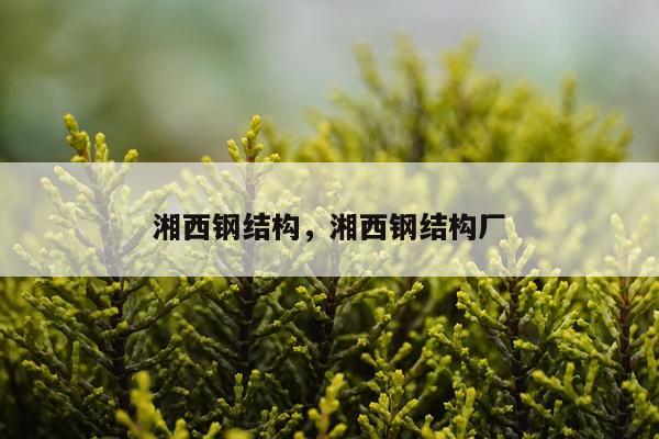 湘西钢结构，湘西钢结构厂