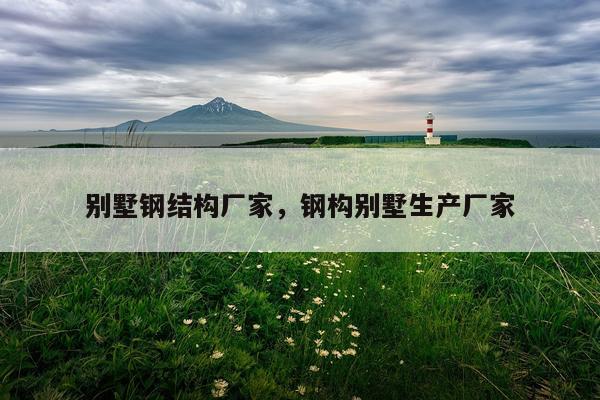 别墅钢结构厂家，钢构别墅生产厂家