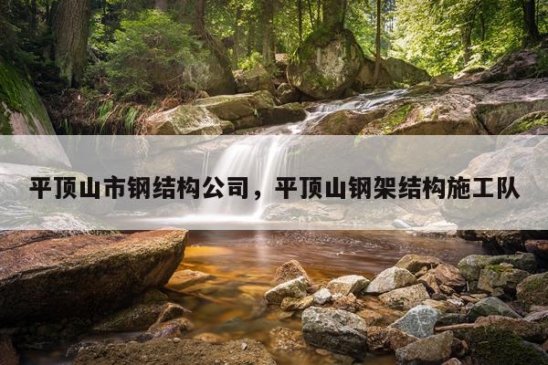 平顶山市钢结构公司，平顶山钢架结构施工队