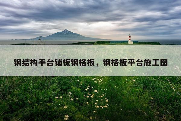 钢结构平台铺板钢格板，钢格板平台施工图